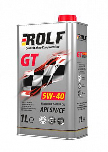 ROLF GT SAE 5W-40, API SN/CF (синт.)    1л [12] ж/б