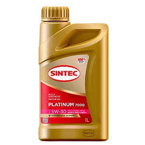 SINTEC  PLATINUM 7000 5W-30 A5/B5 1л